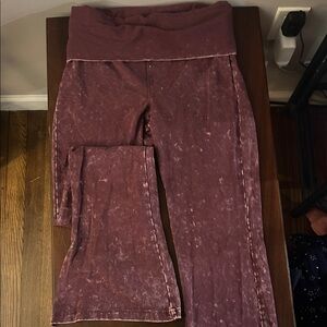 Victoria's Secret Maroon Boot Cut Pants